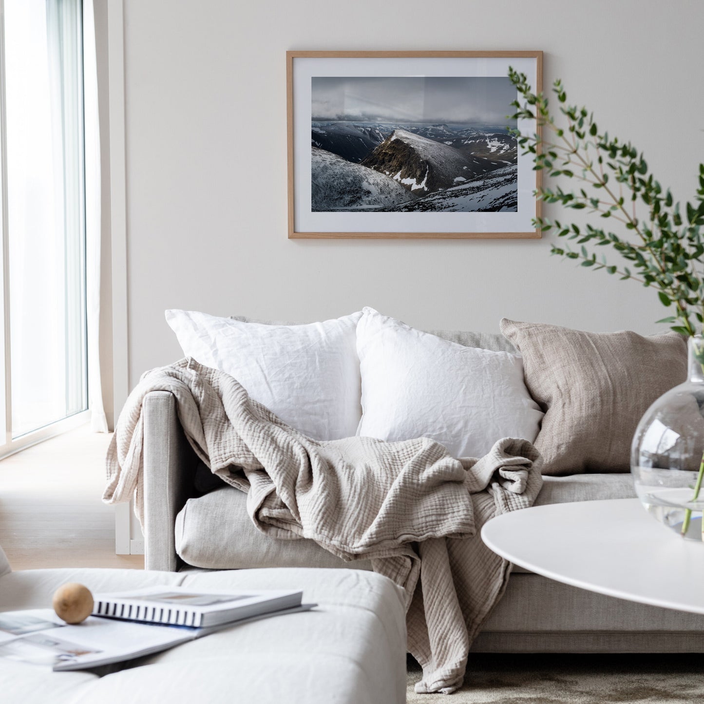 Utsikt från Kebnekaise poster