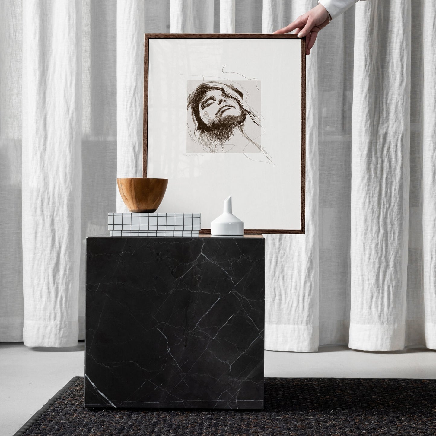 Illustration ansikte poster