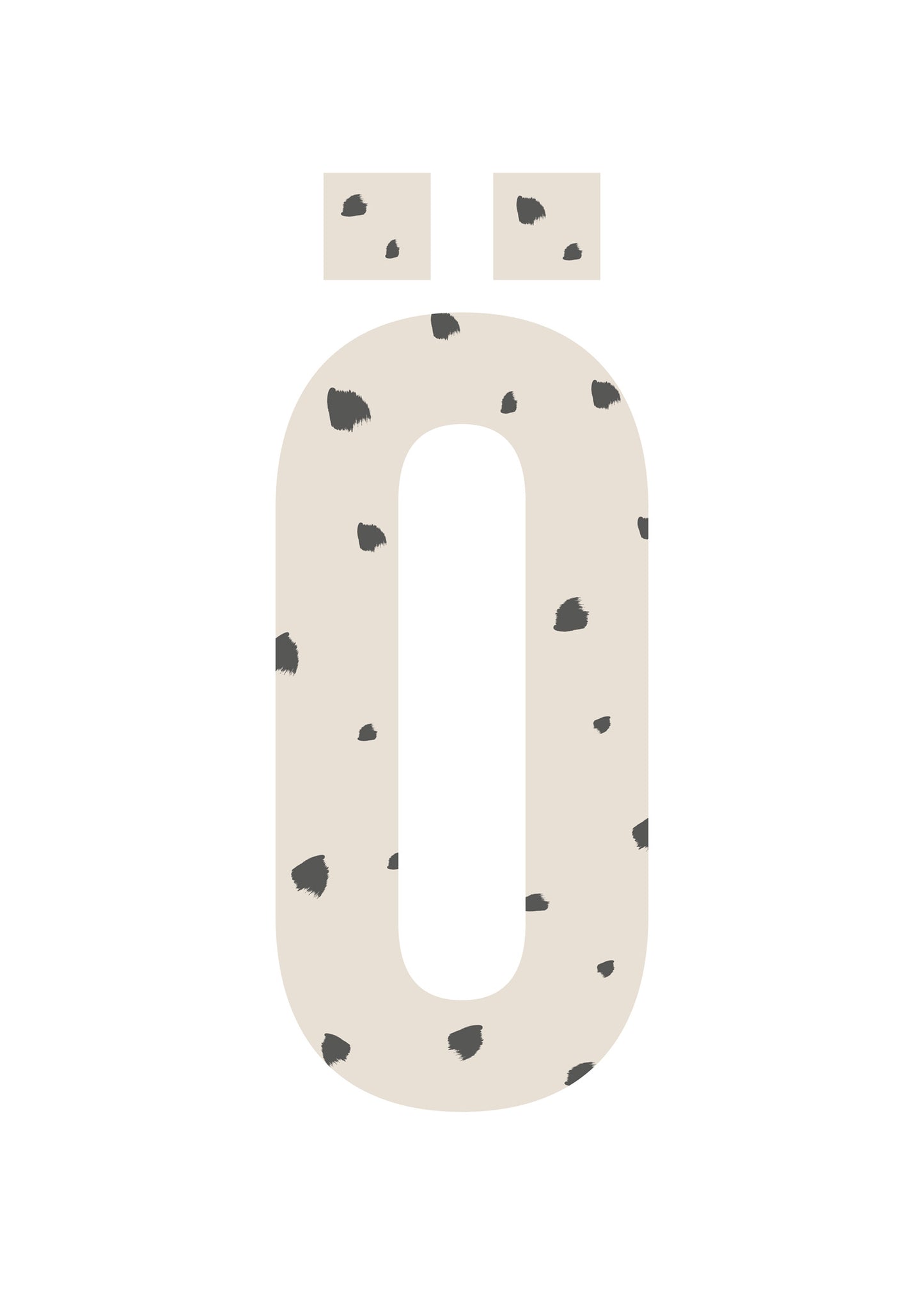 Bokstavstavla fläckar - O-Ö