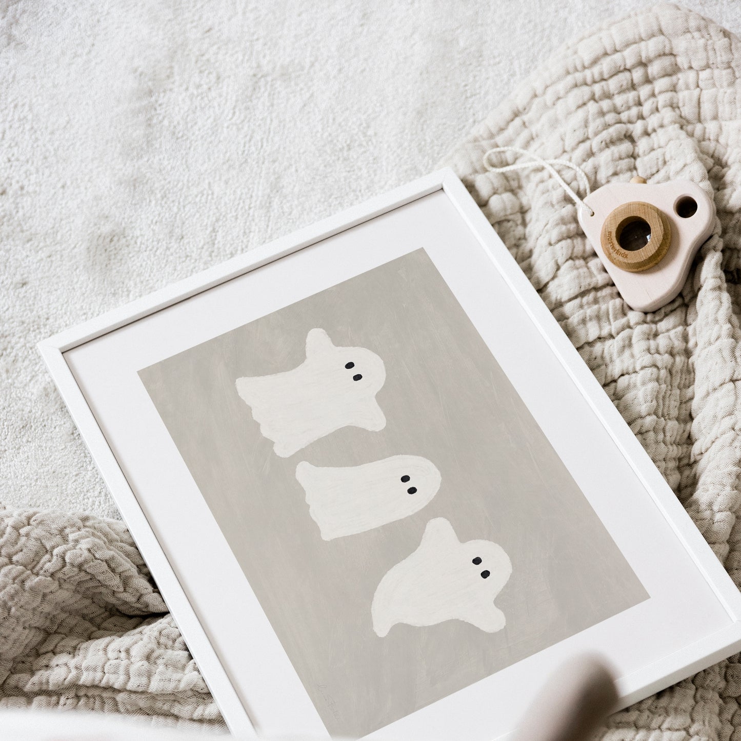 Tre små spöken poster