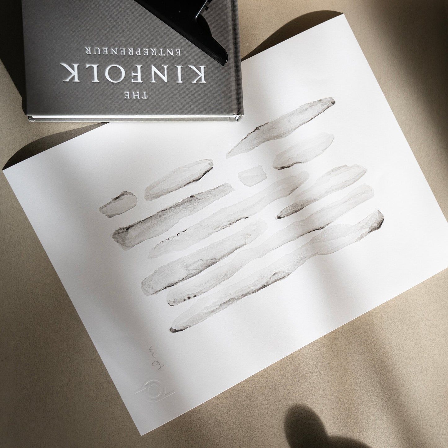 Regn abstrakt poster