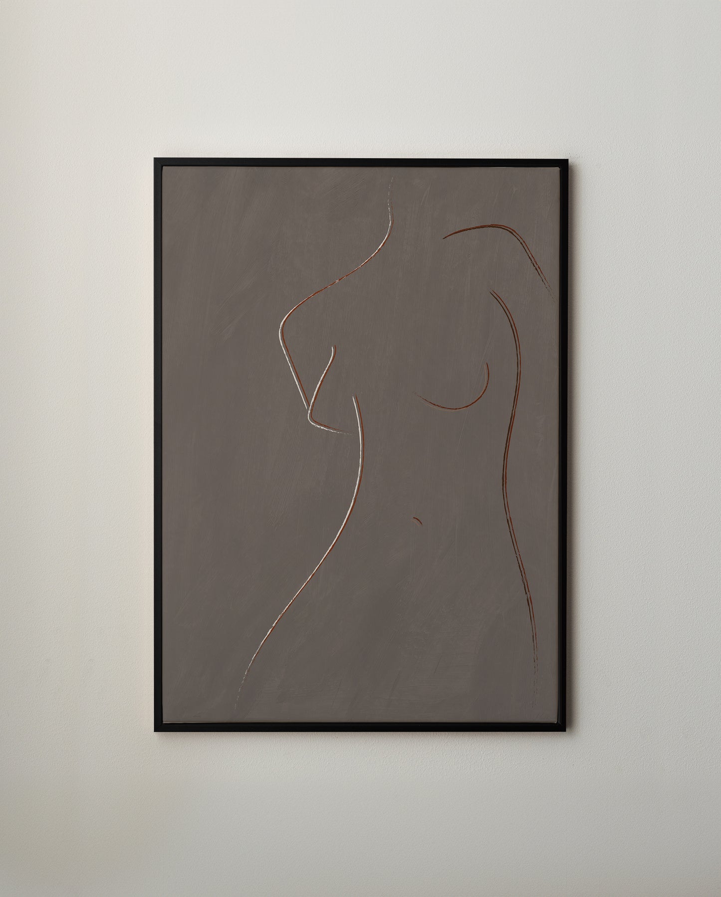 Mjuka konturer canvastavla