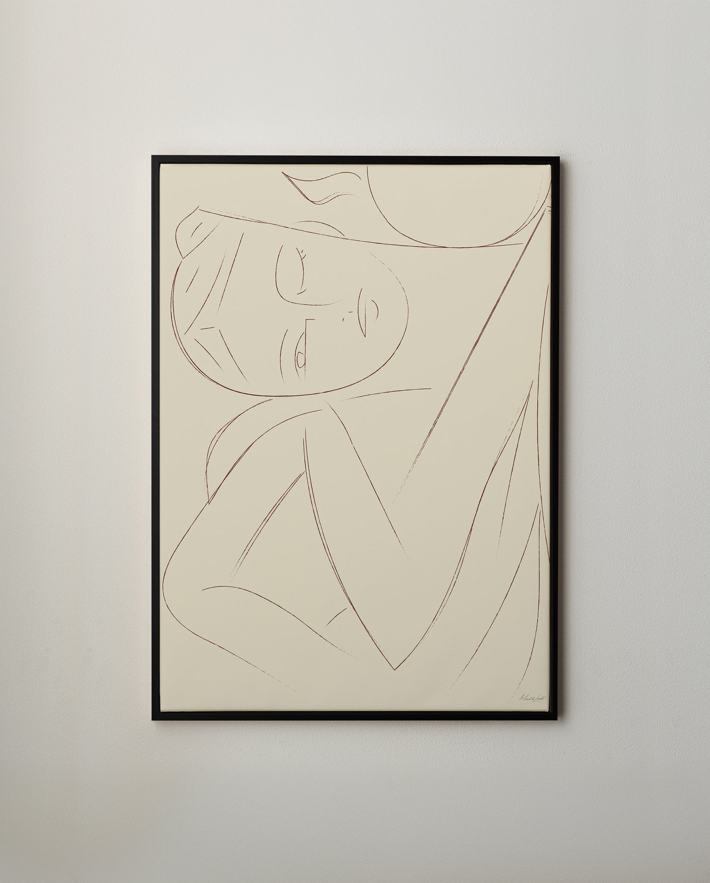 Sunbathing canvastavla