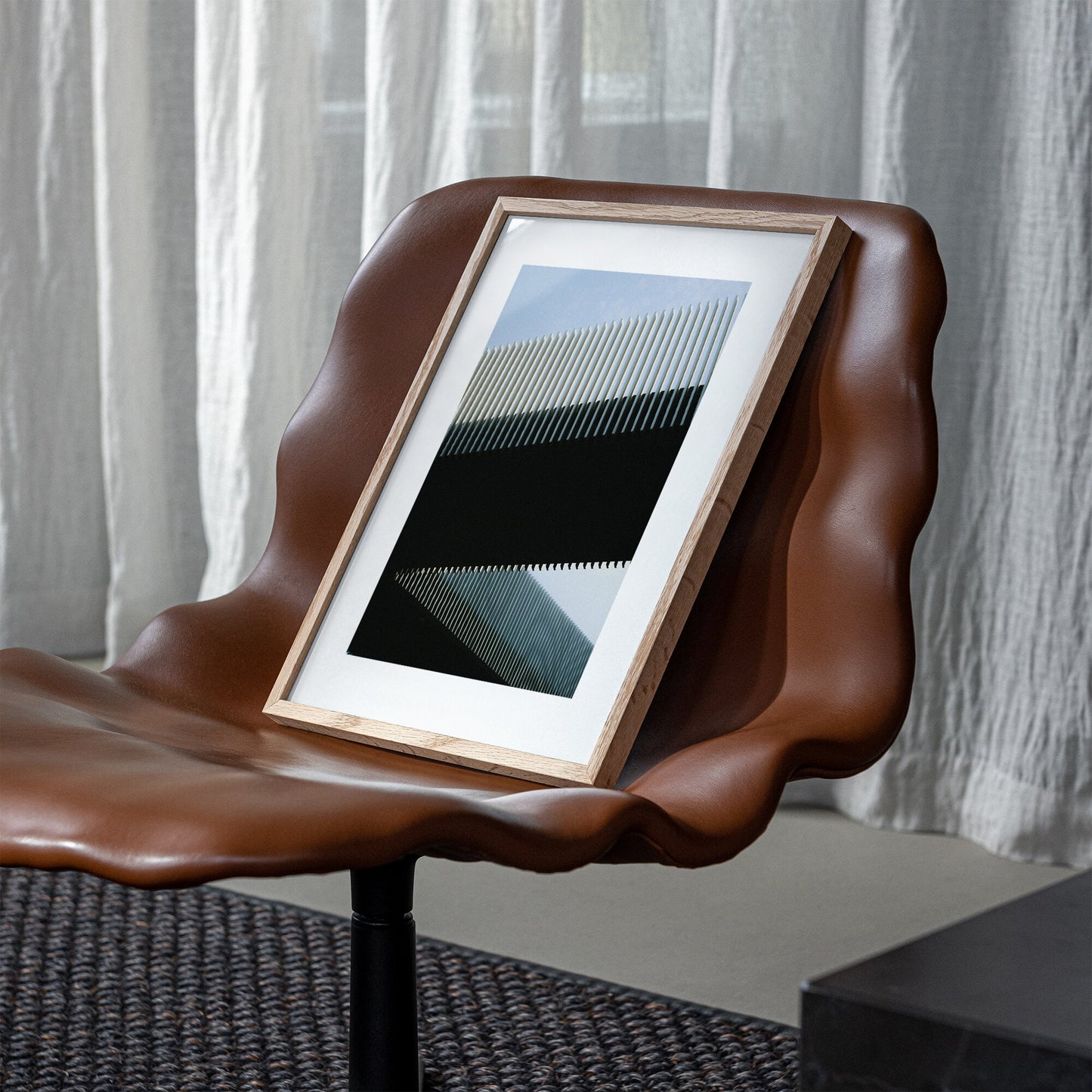 Abstrakt gång poster