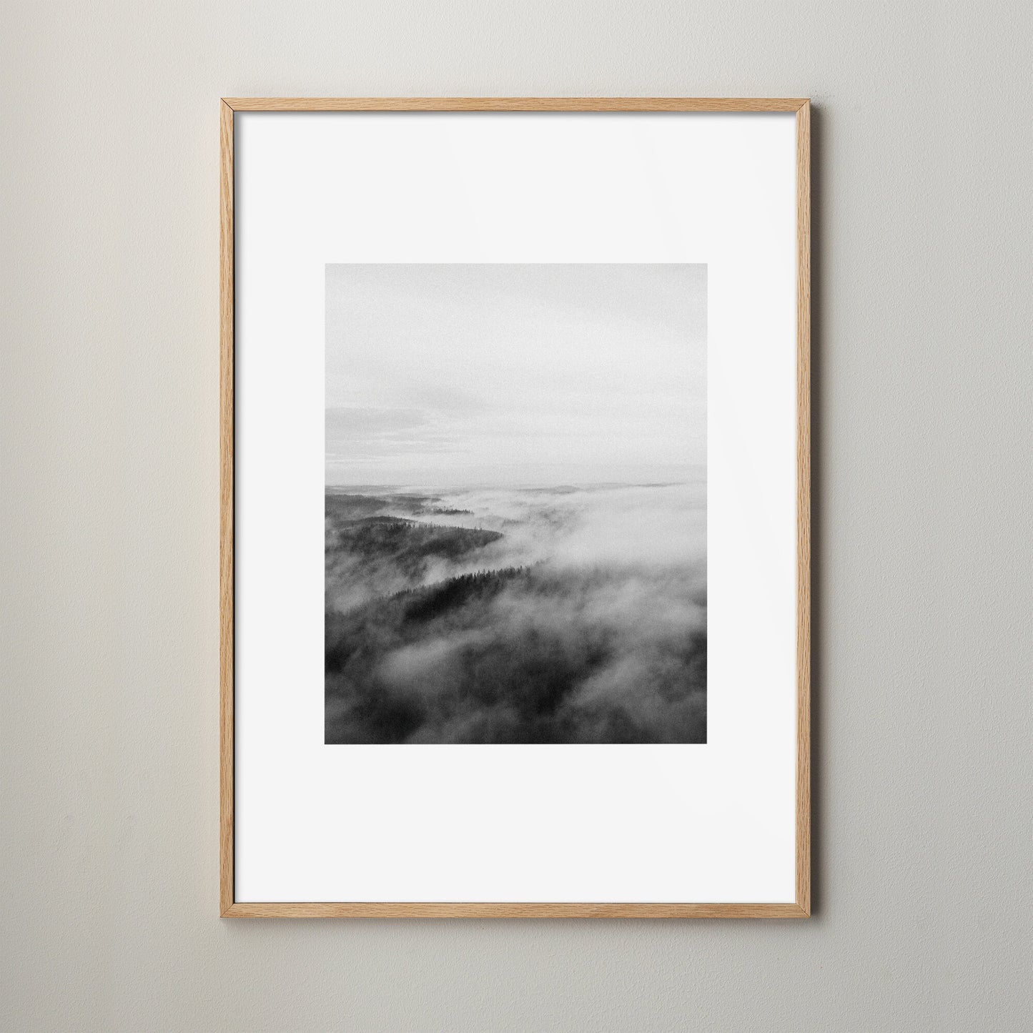 Vy över åsar poster