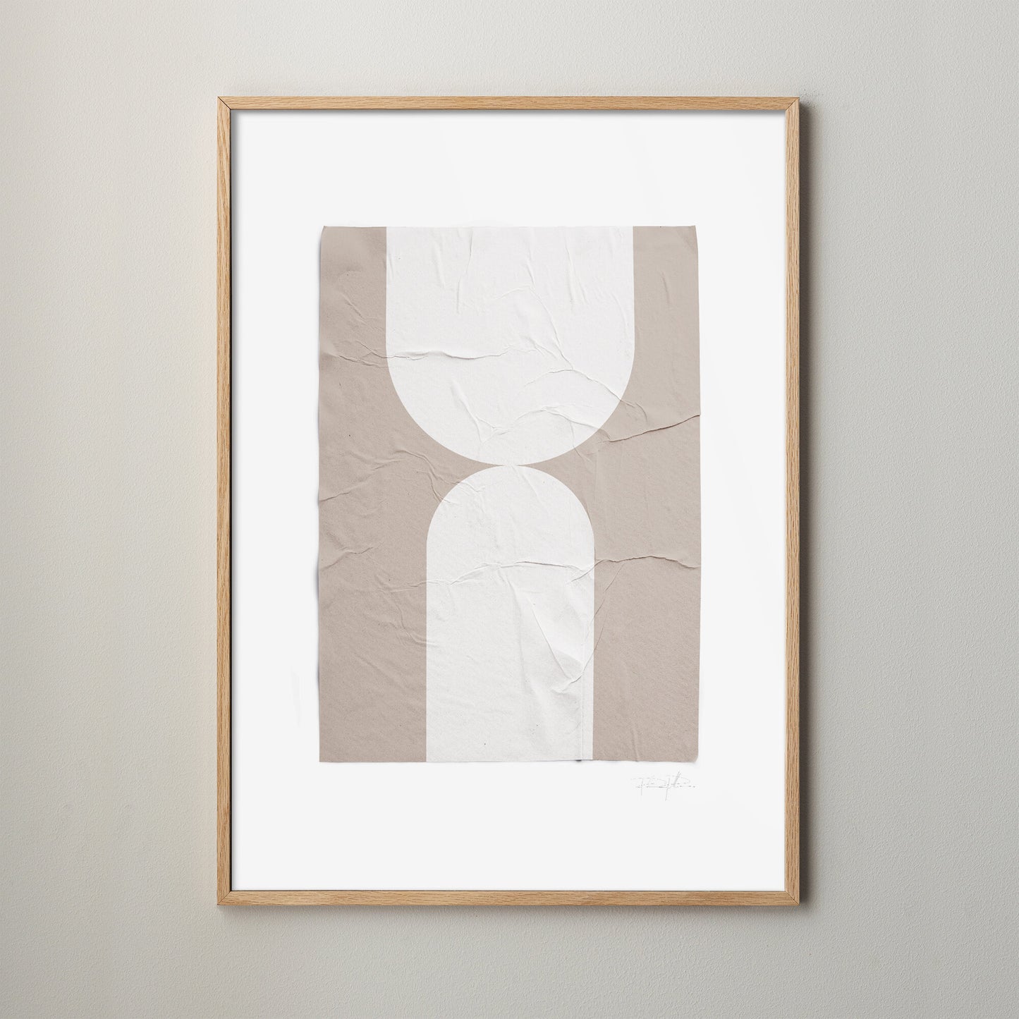 Shapes and wrinkles poster