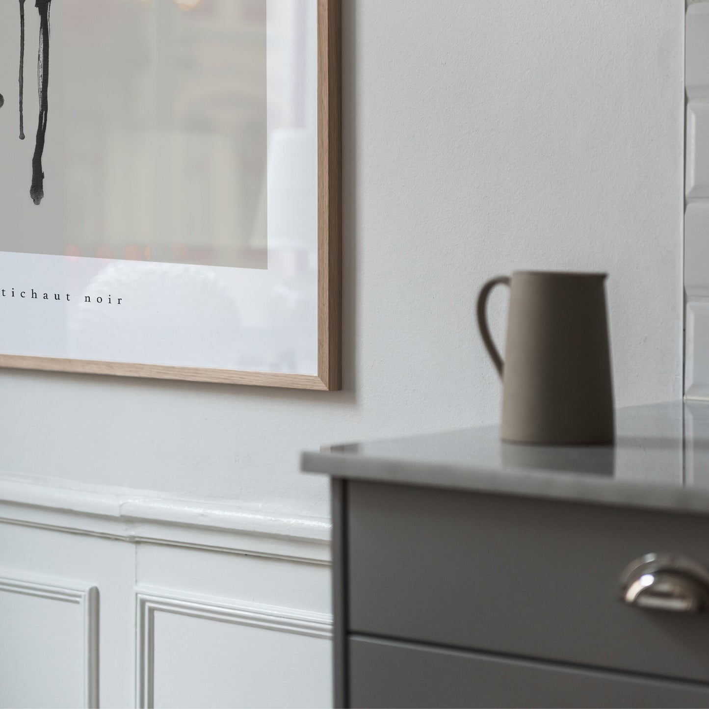 Kronärtskocka poster beige