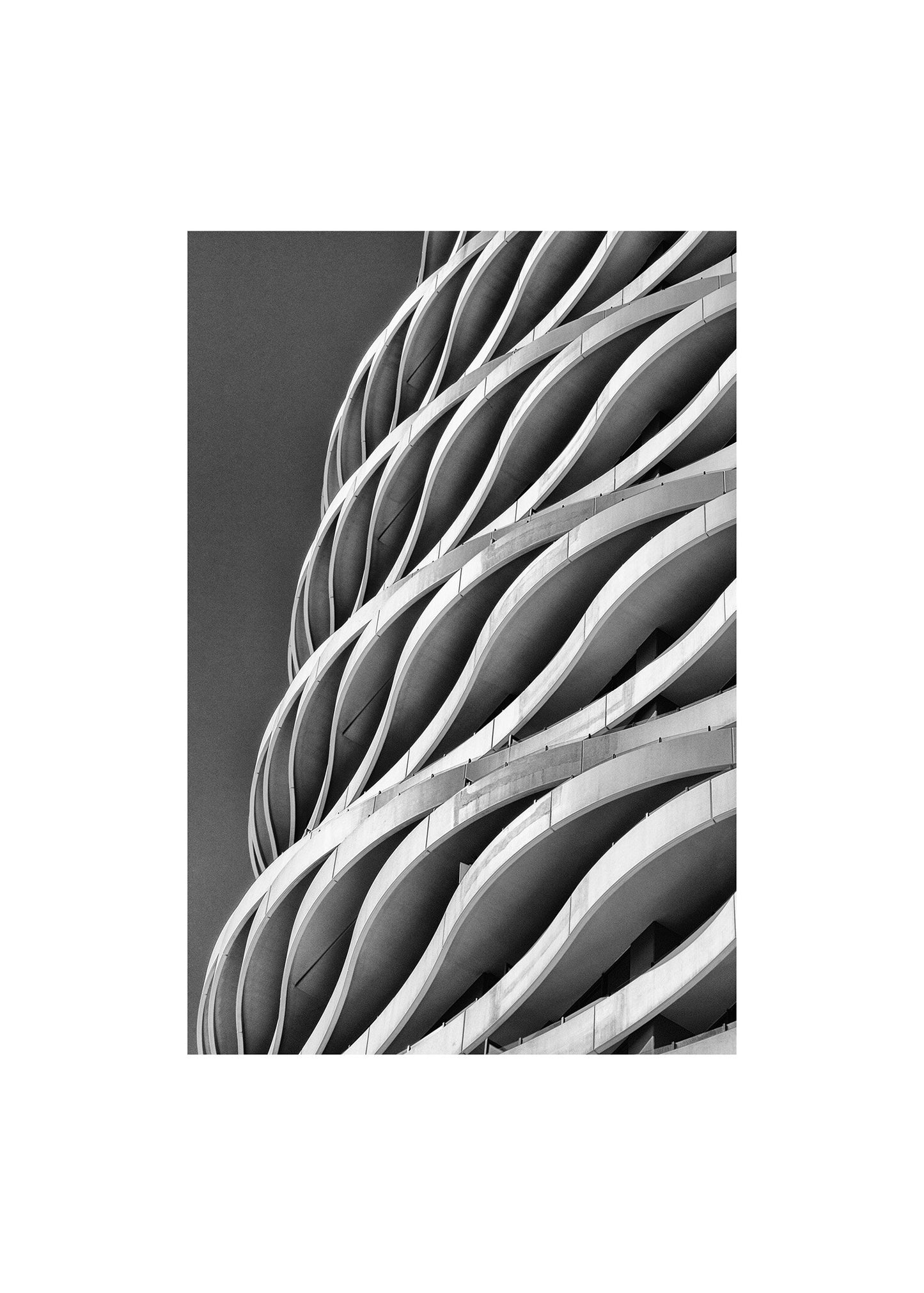 Vågor av betong poster