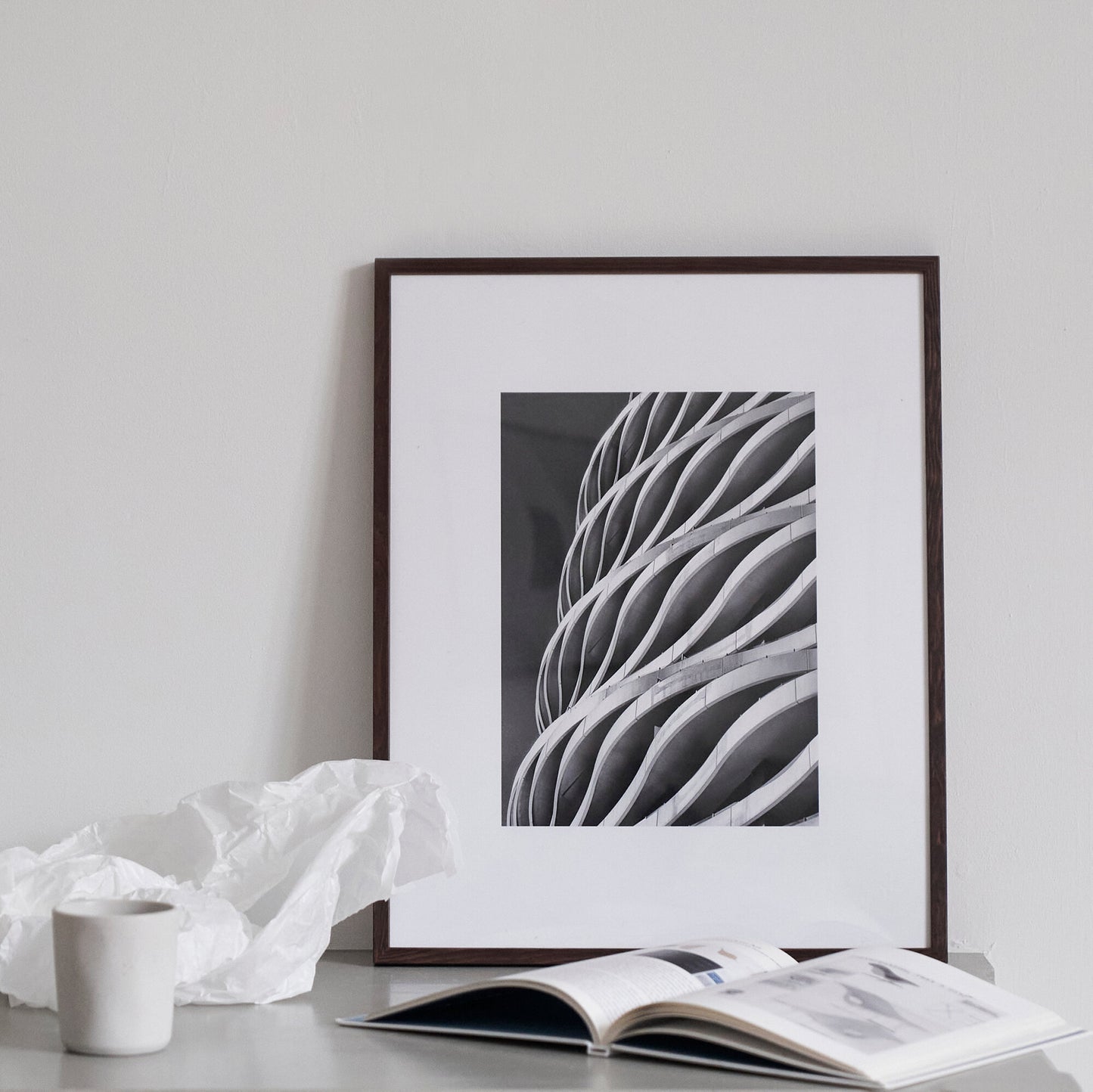 Vågor av betong poster