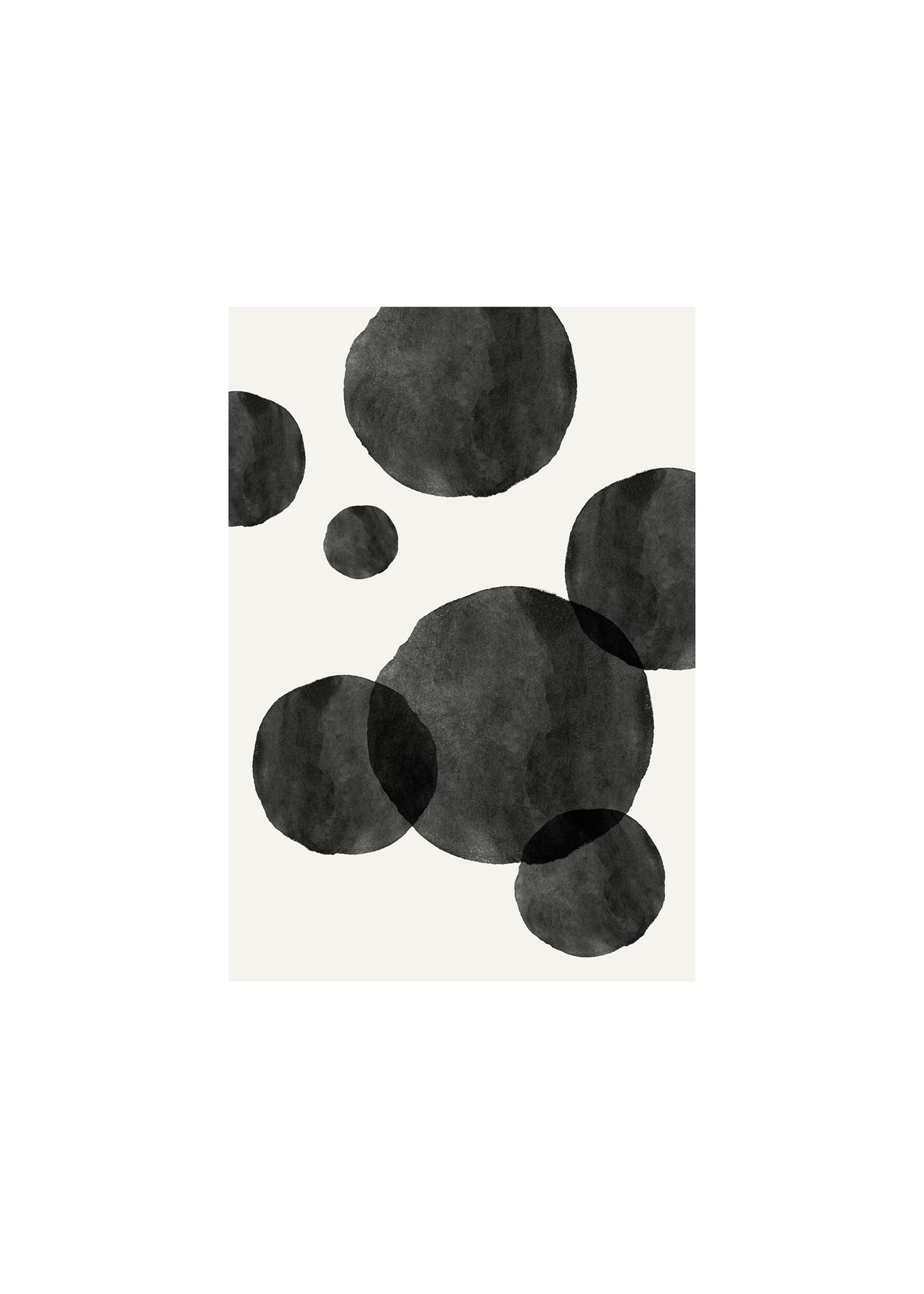 Svarta prickar poster