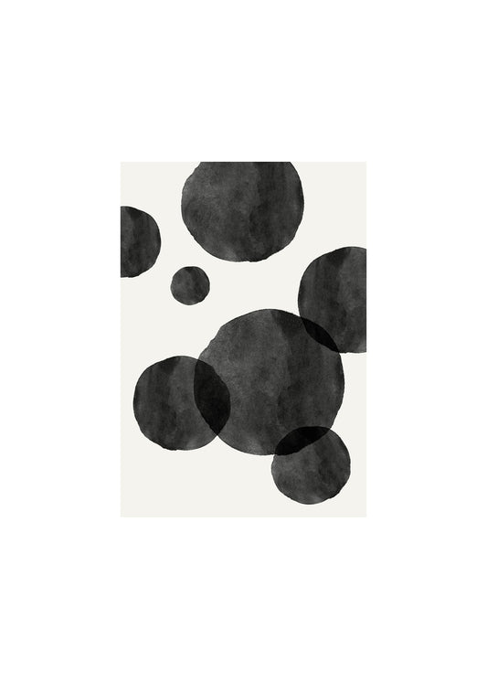 Svarta prickar poster