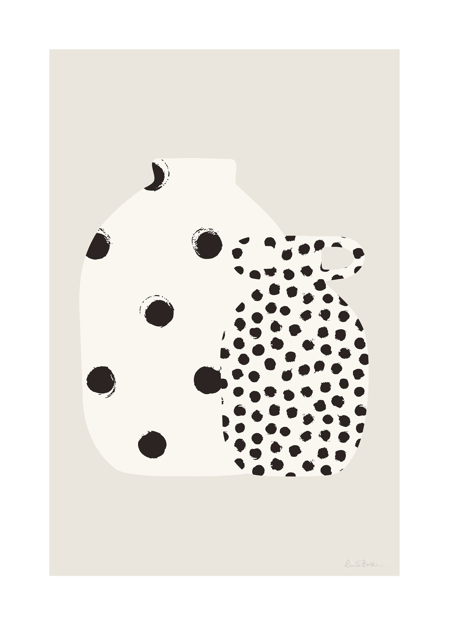 Prickiga vaser poster