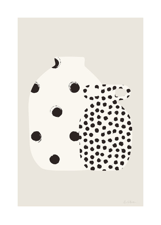 Prickiga vaser poster