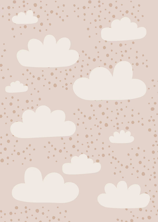 Busväder rosa poster