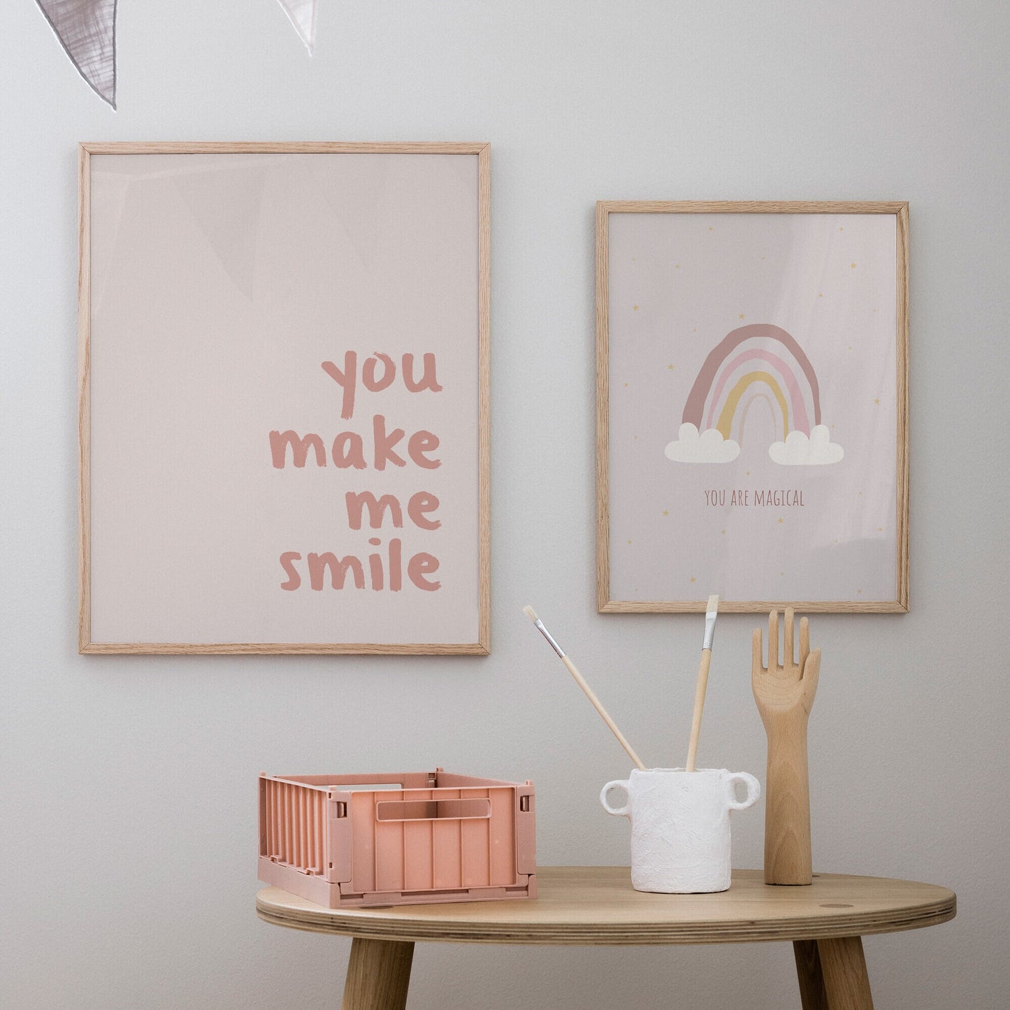 You make me smile poster