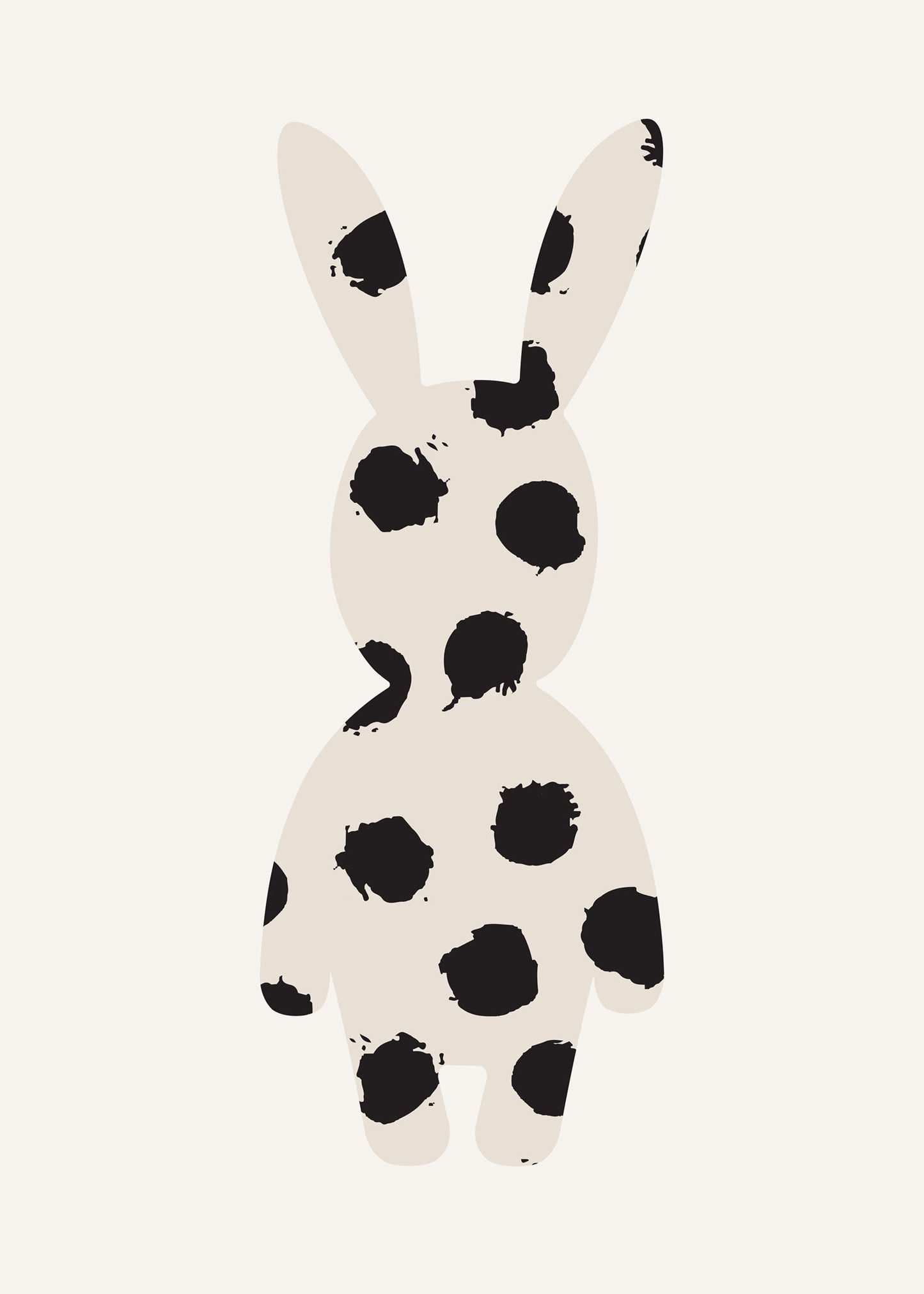 Fläckig kanin poster