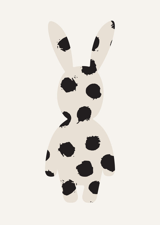 Fläckig kanin poster