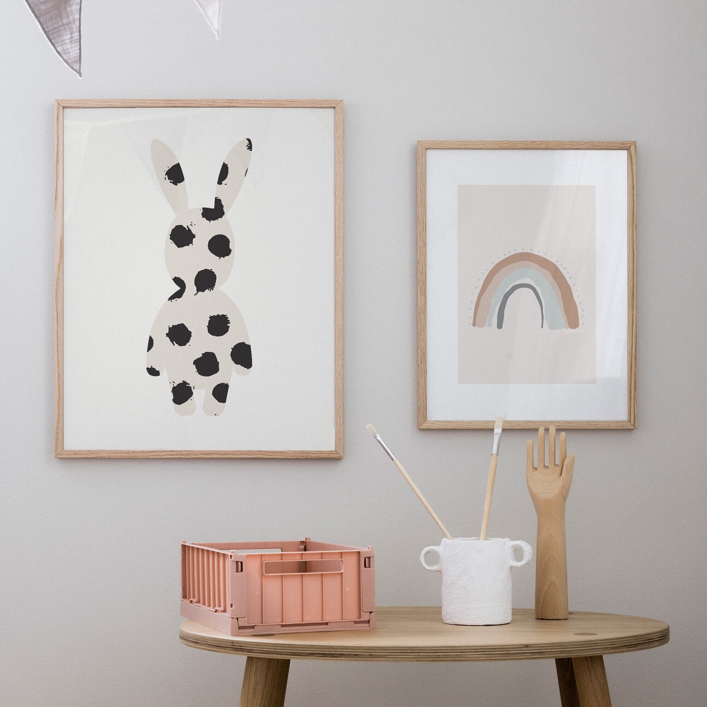 Fläckig kanin poster