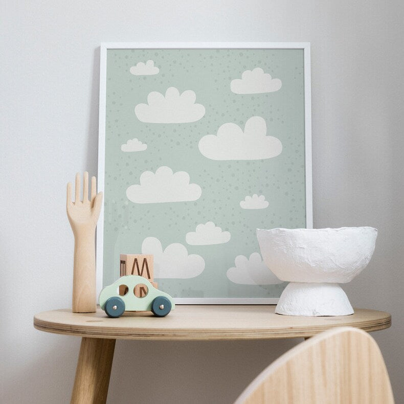 Busväder grön poster