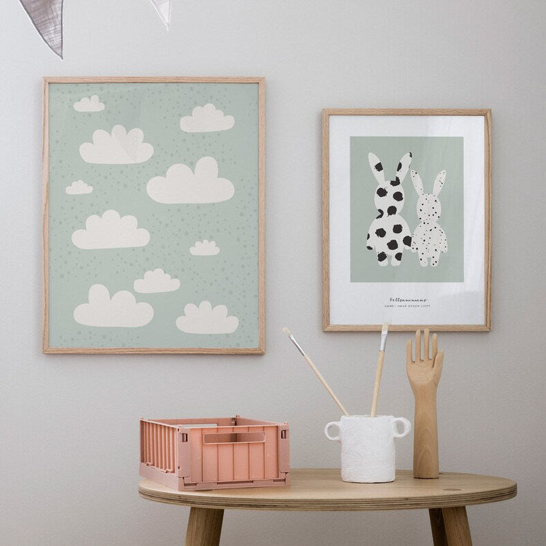 Busväder grön poster