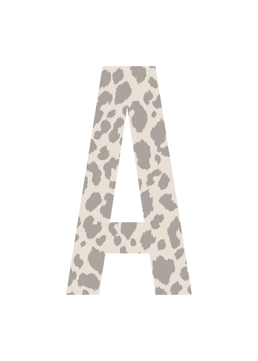 Bokstavstavla leopard - A-N
