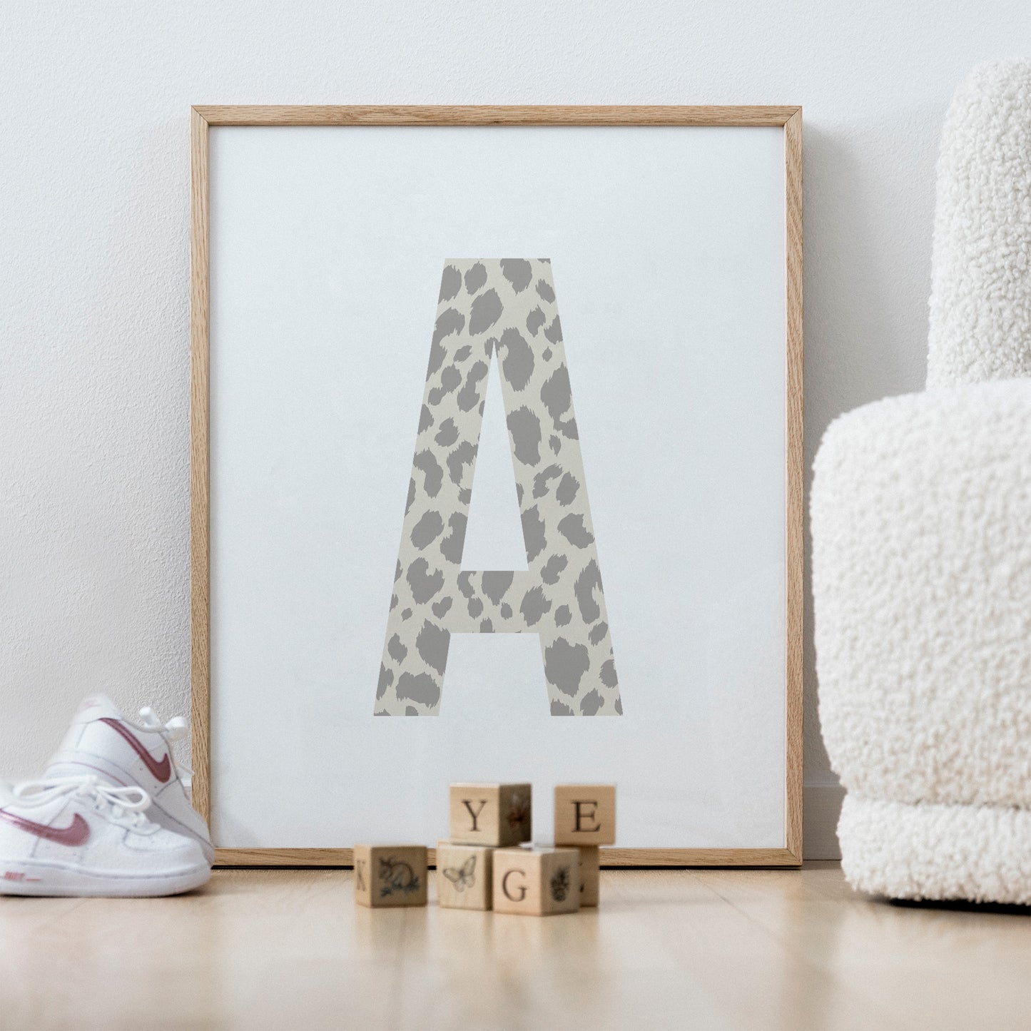 Bokstavstavla leopard - A-N