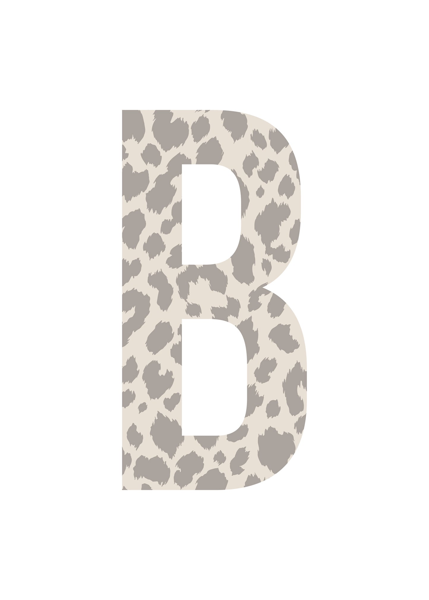 Bokstavstavla leopard - A-N