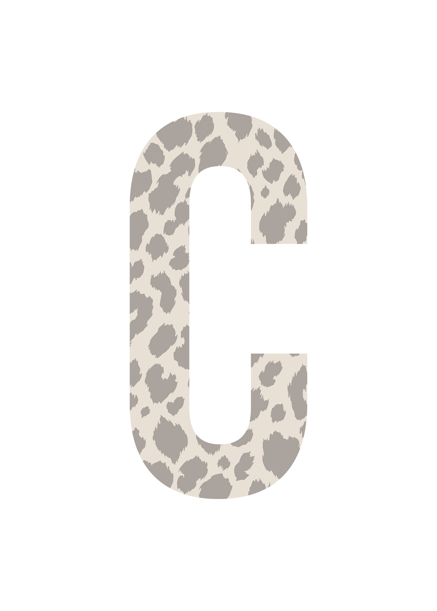 Bokstavstavla leopard - A-N