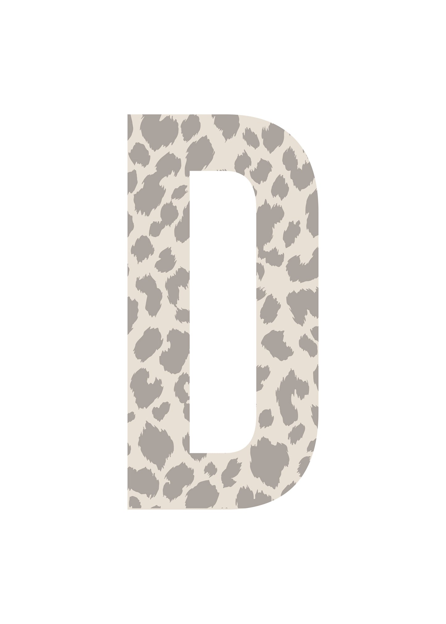 Bokstavstavla leopard - A-N