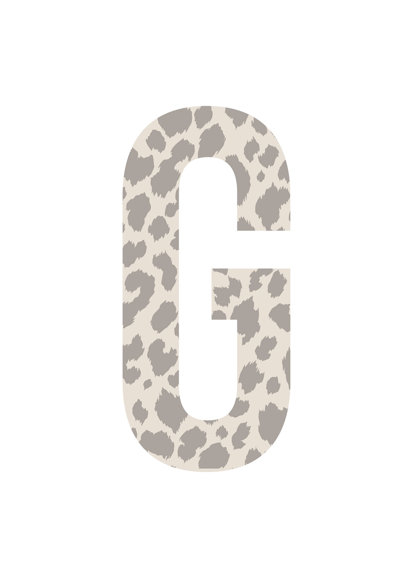 Bokstavstavla leopard - A-N