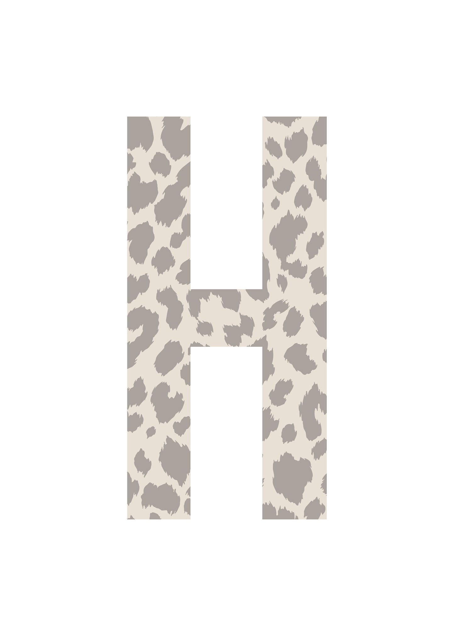 Bokstavstavla leopard - A-N