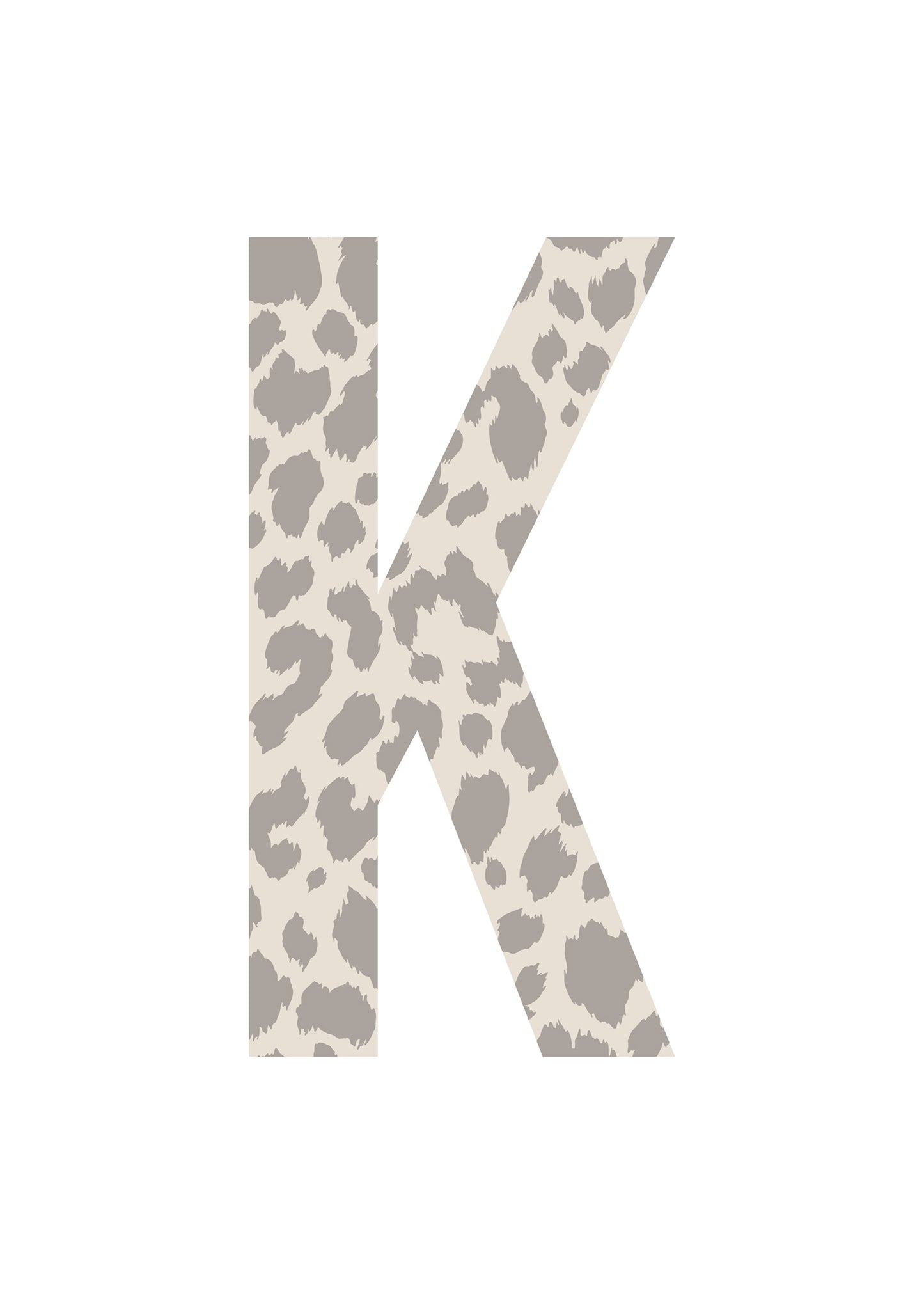 Bokstavstavla leopard - A-N