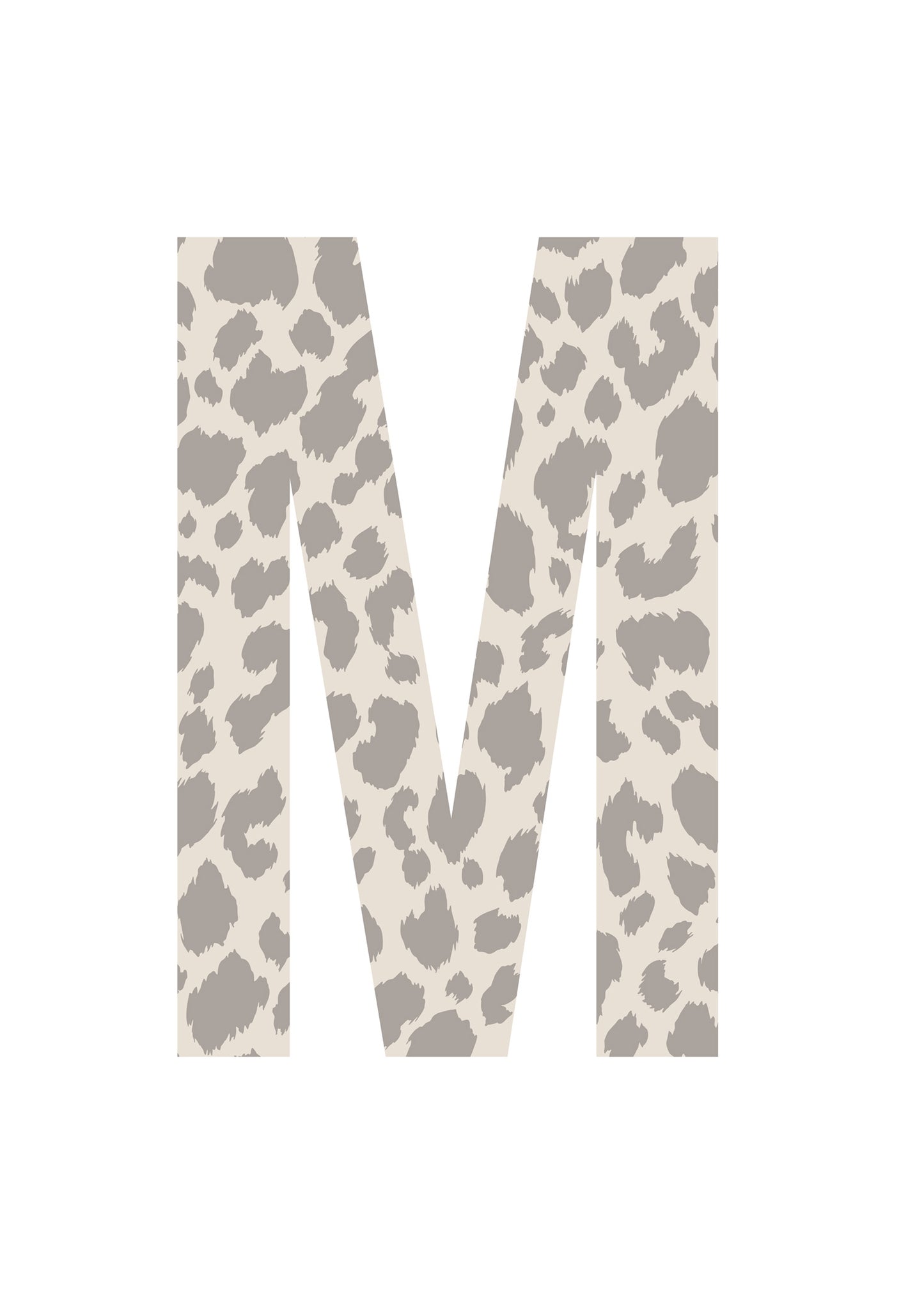 Bokstavstavla leopard - A-N