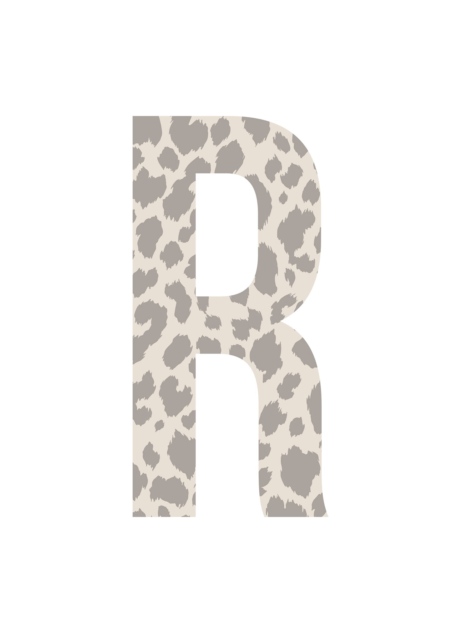 Bokstavstavla leopard - O-Ö