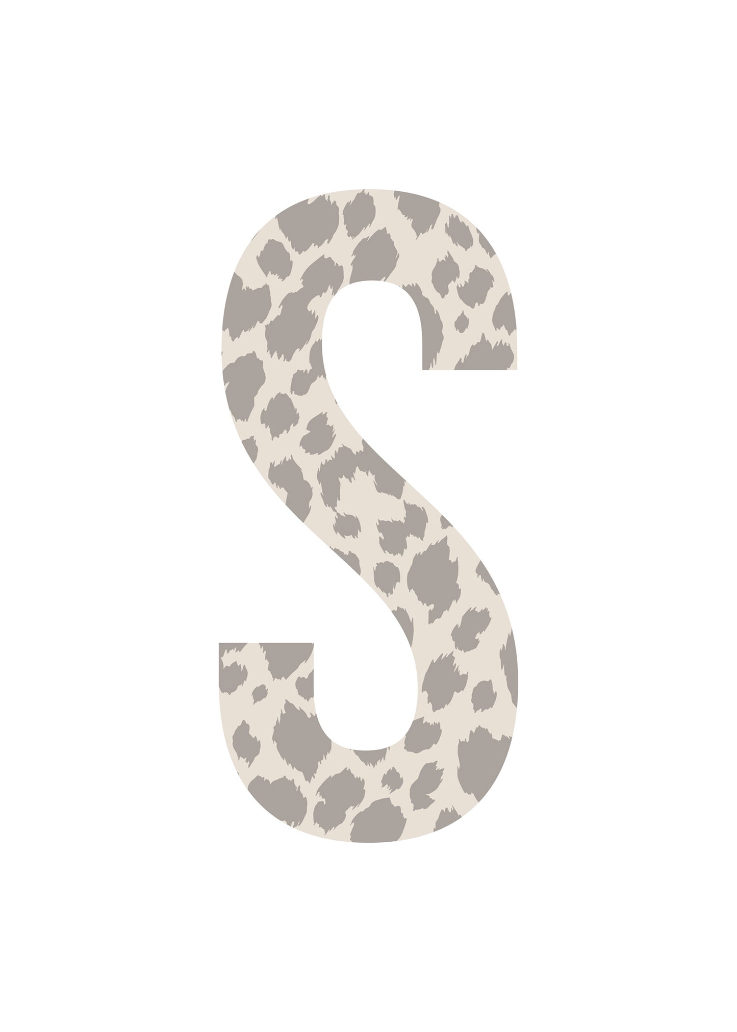 Bokstavstavla leopard - O-Ö