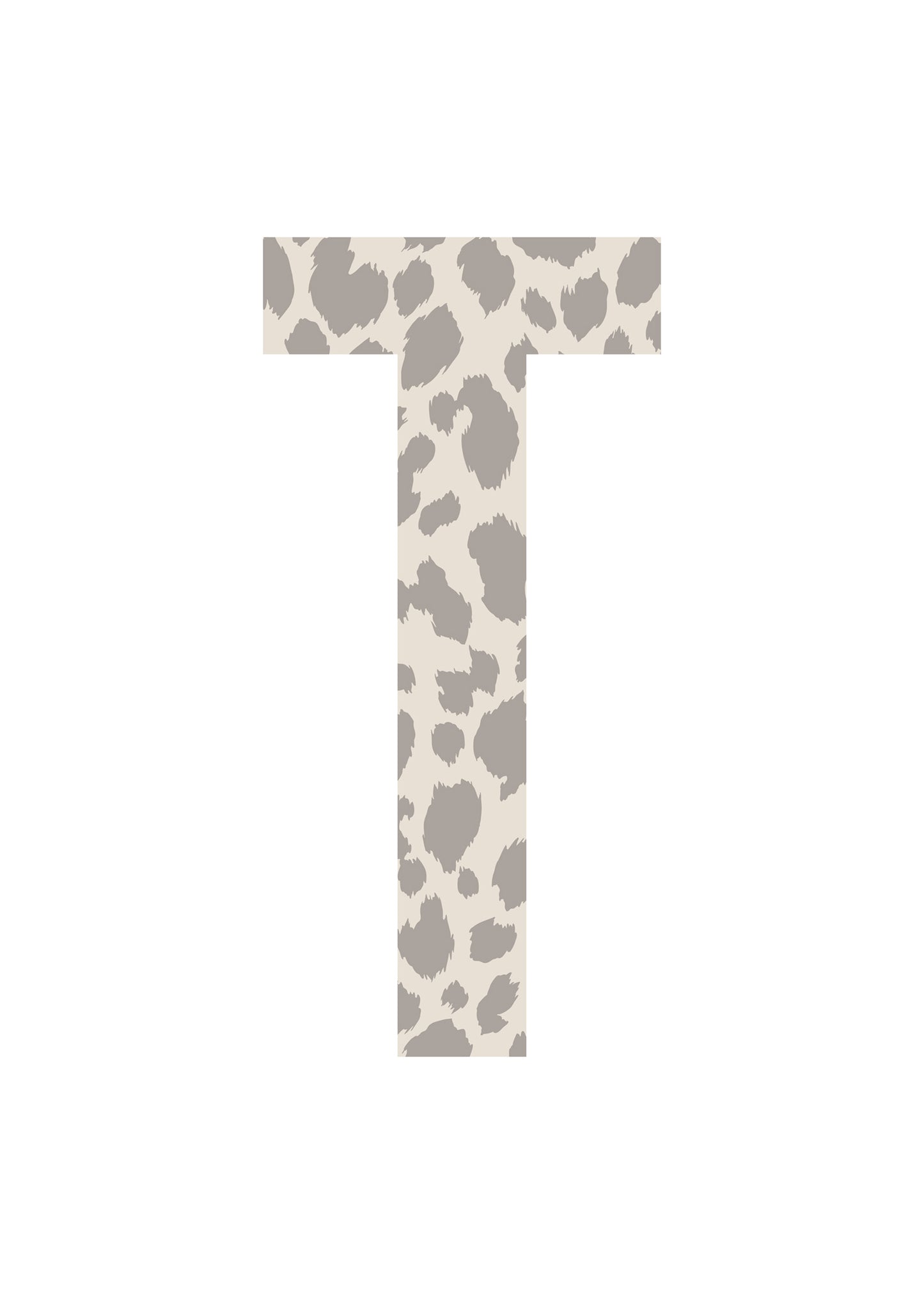 Bokstavstavla leopard - O-Ö