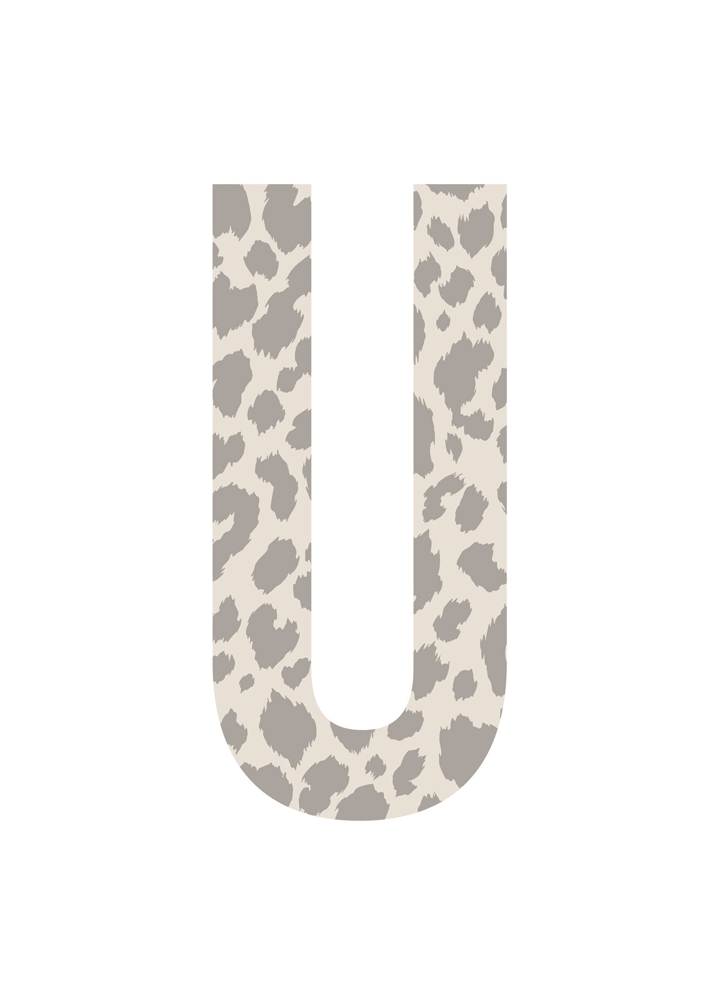 Bokstavstavla leopard - O-Ö