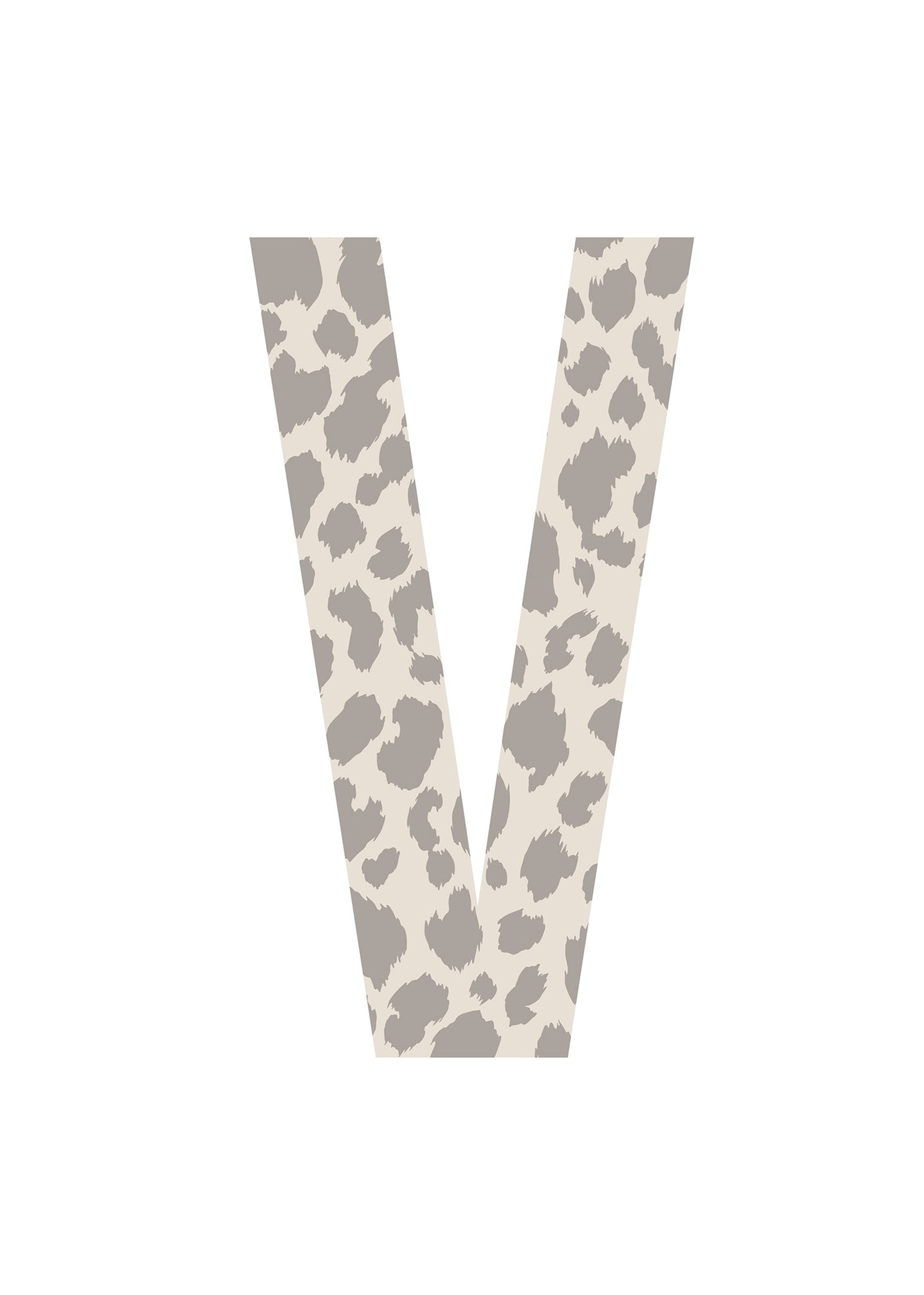 Bokstavstavla leopard - O-Ö