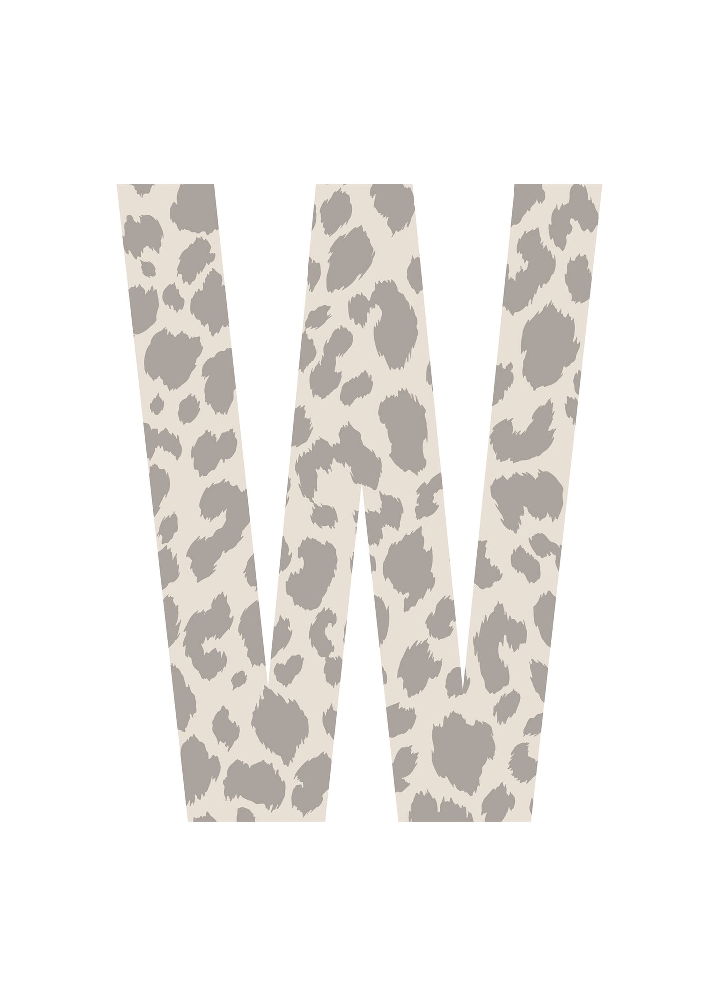 Bokstavstavla leopard - O-Ö