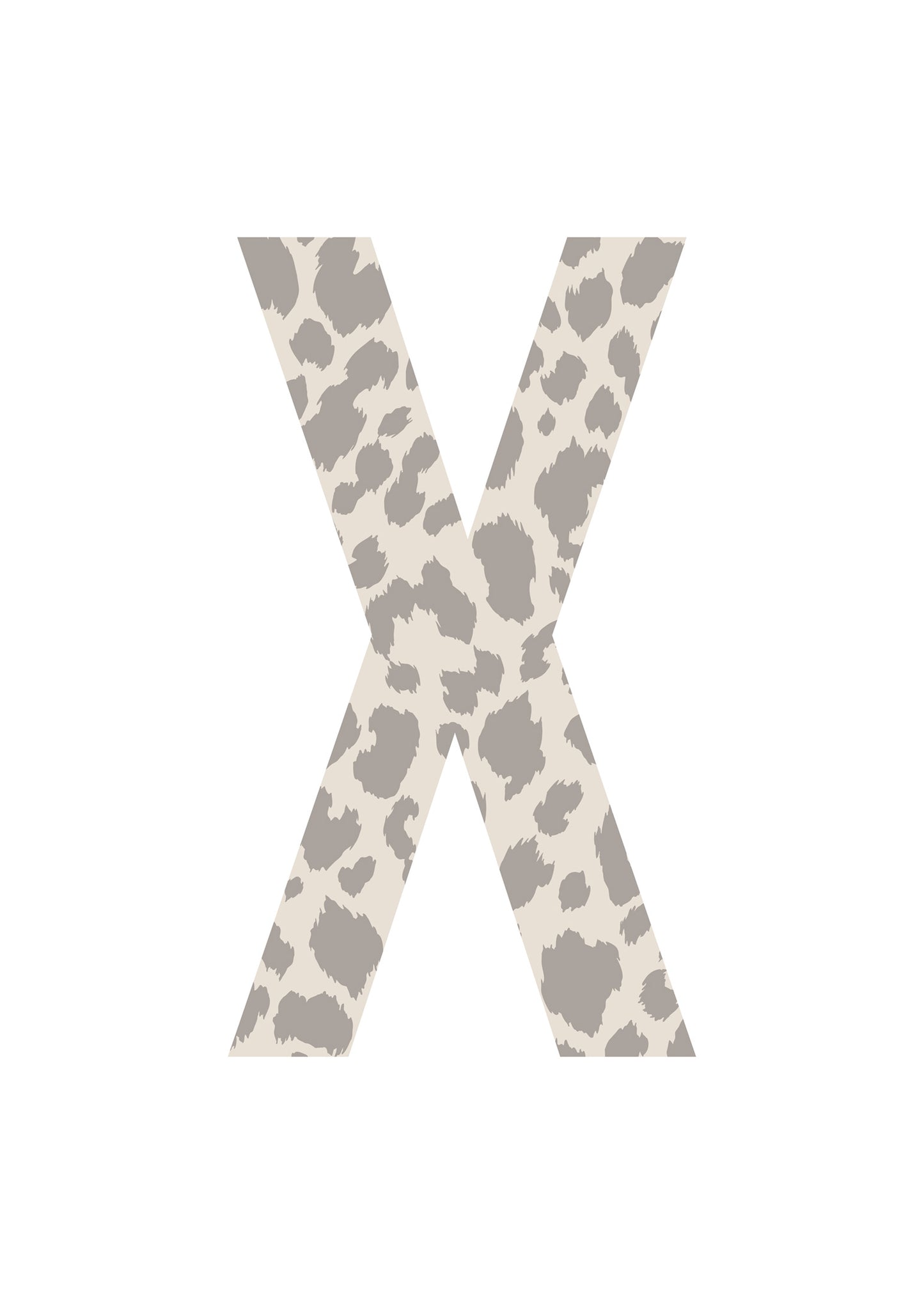 Bokstavstavla leopard - O-Ö