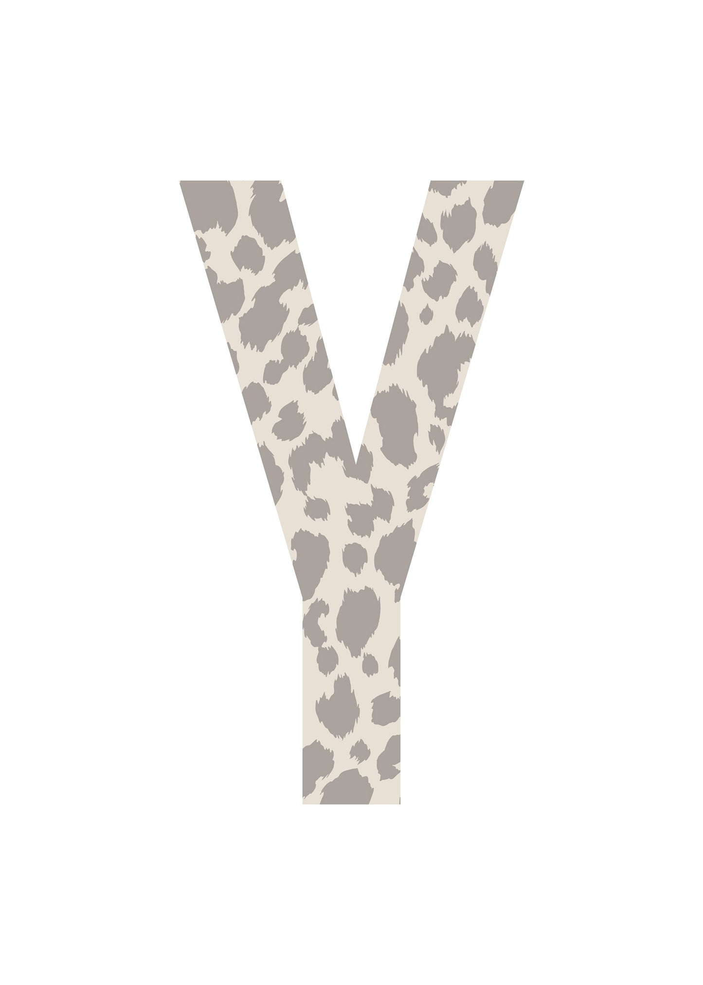 Bokstavstavla leopard - O-Ö