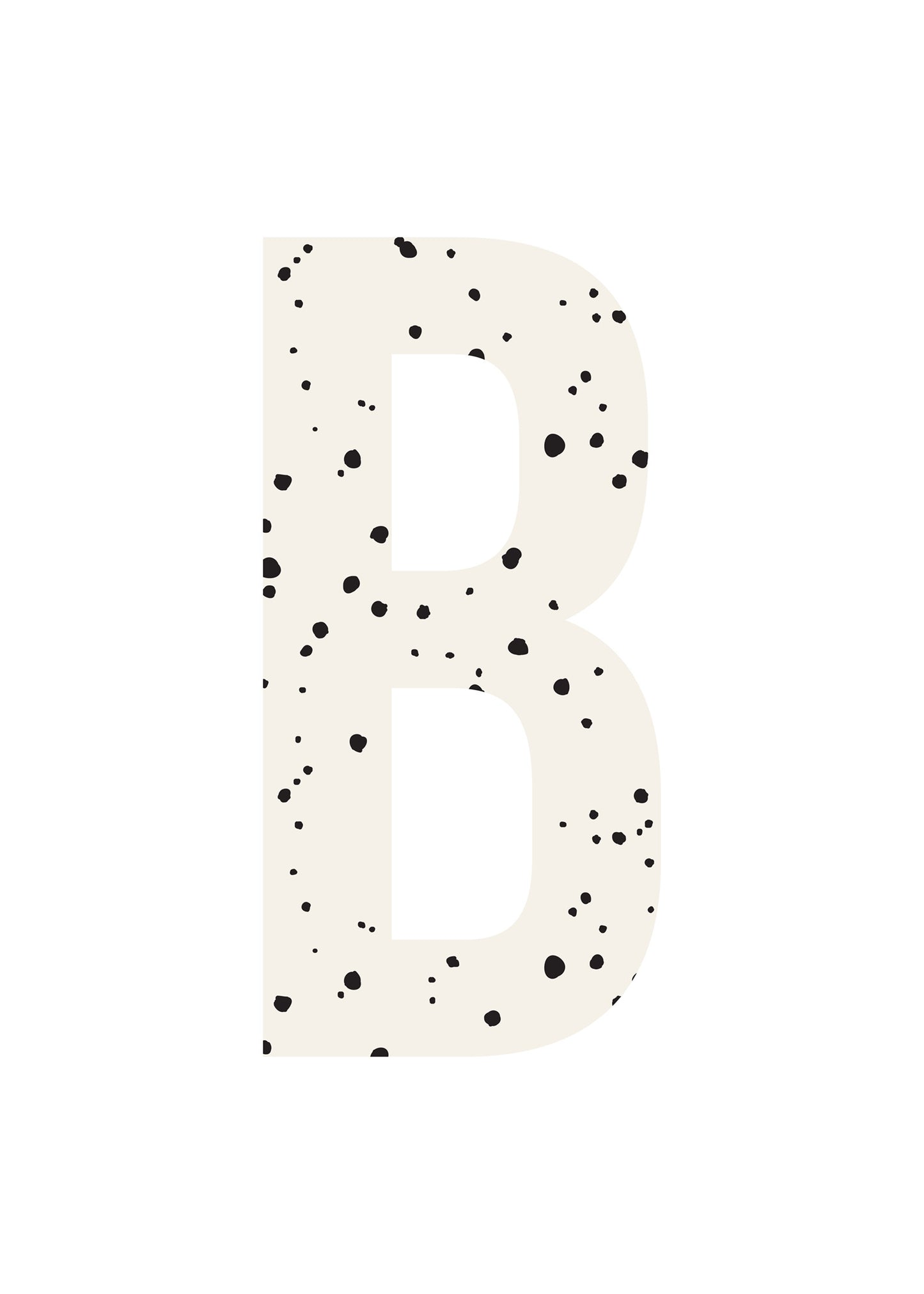 Bokstavstavla små prickar - A-N