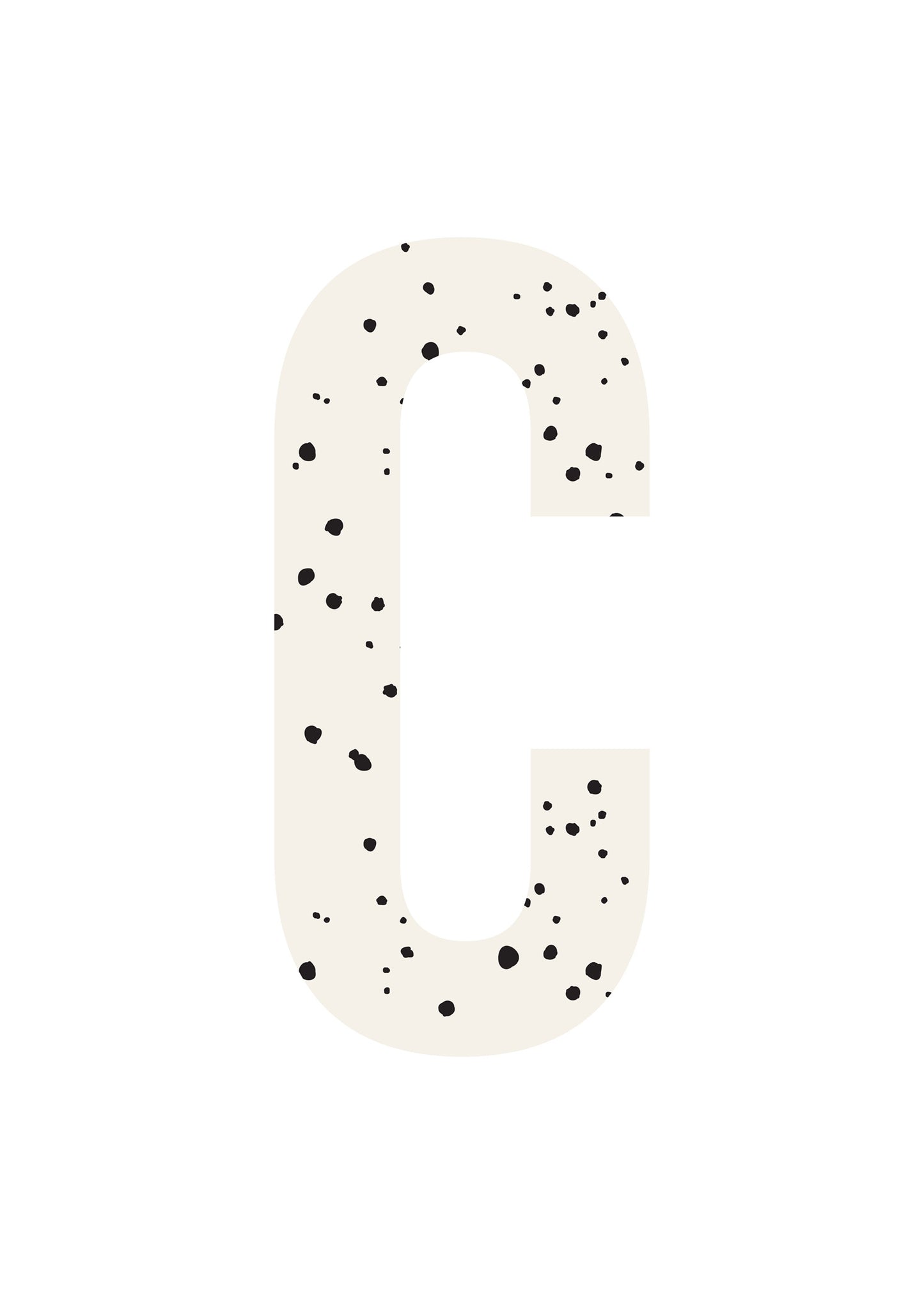 Bokstavstavla små prickar - A-N