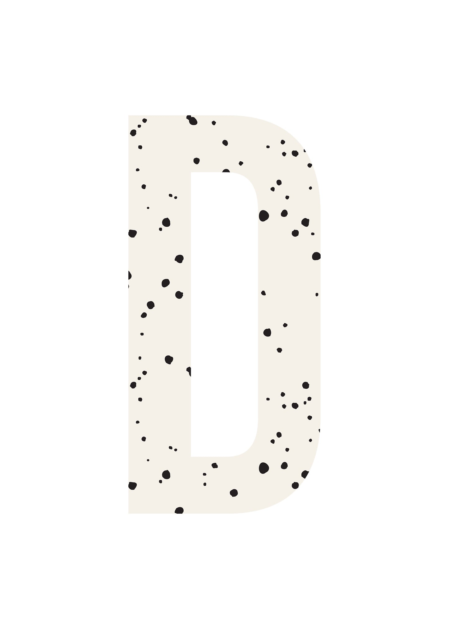 Bokstavstavla små prickar - A-N