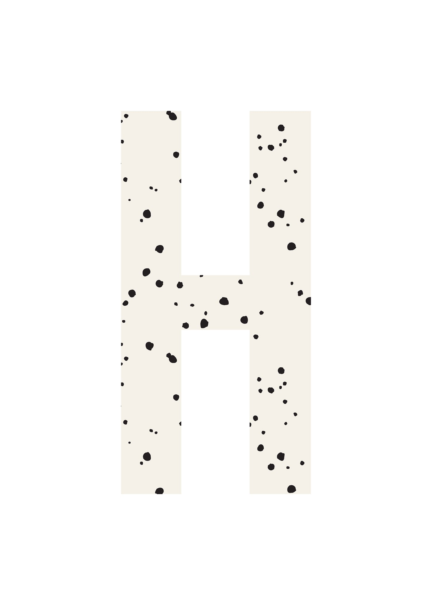 Bokstavstavla små prickar - A-N