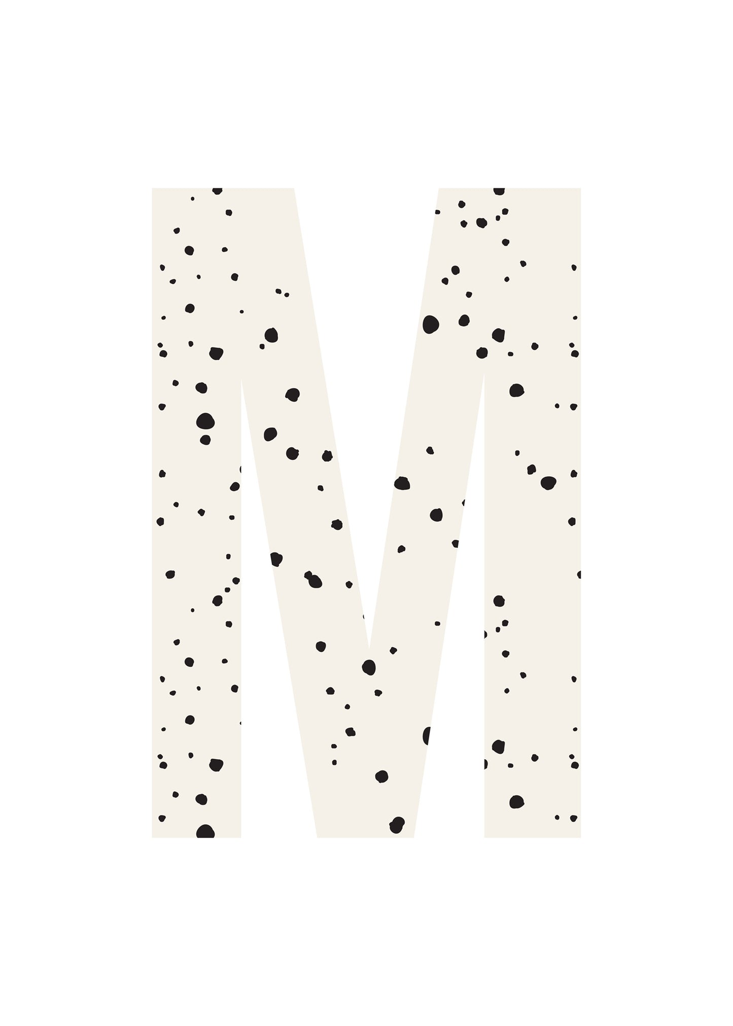 Bokstavstavla små prickar - A-N