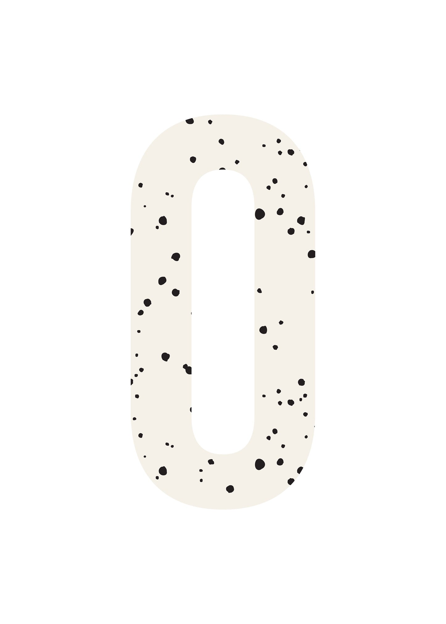 Bokstavstavla små prickar - O-Ö