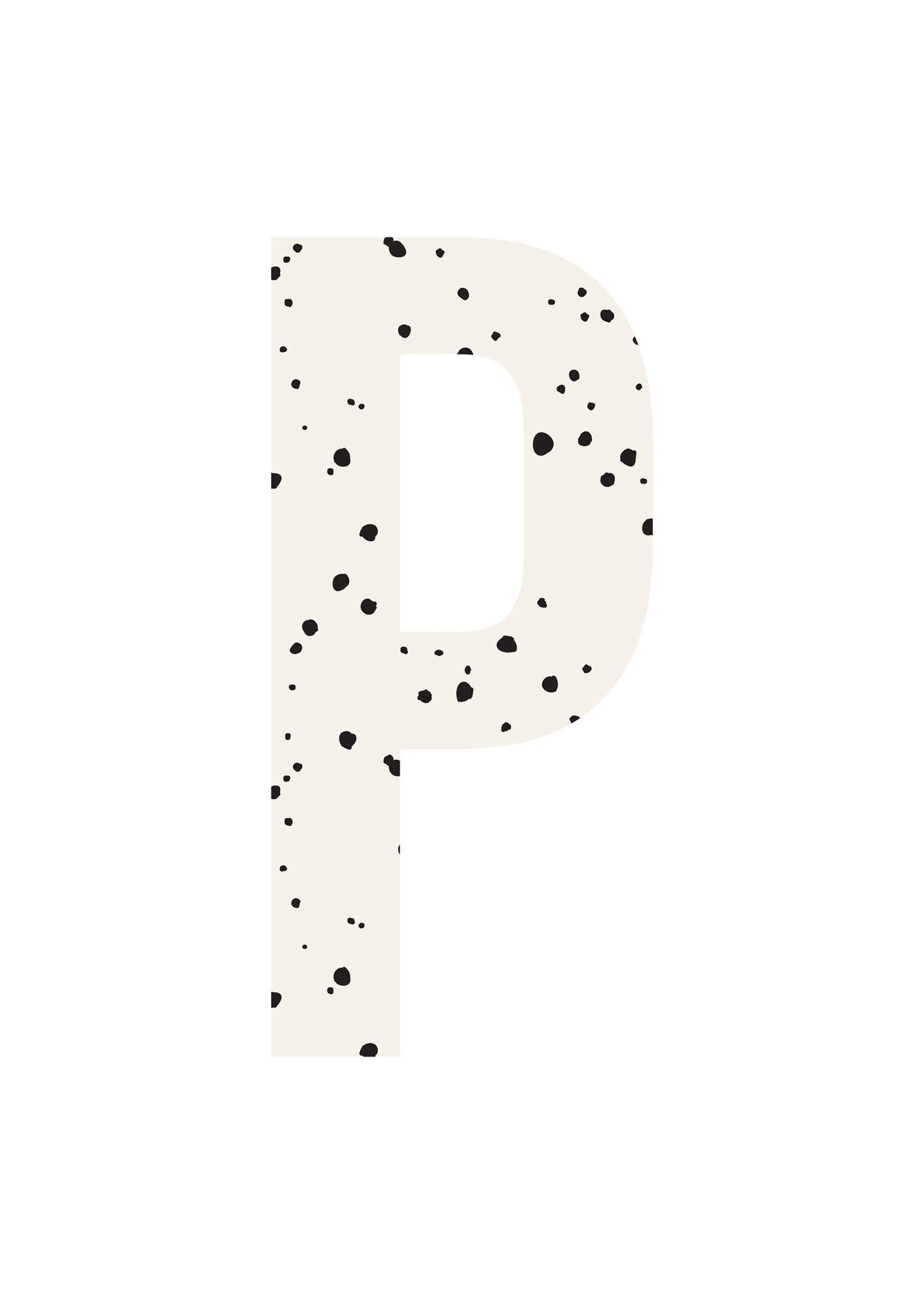 Bokstavstavla små prickar - O-Ö