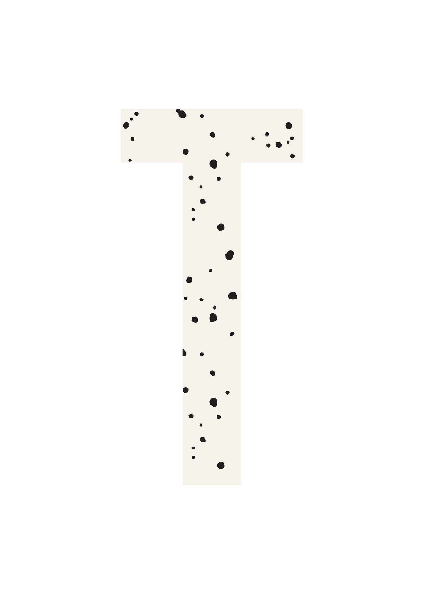 Bokstavstavla små prickar - O-Ö