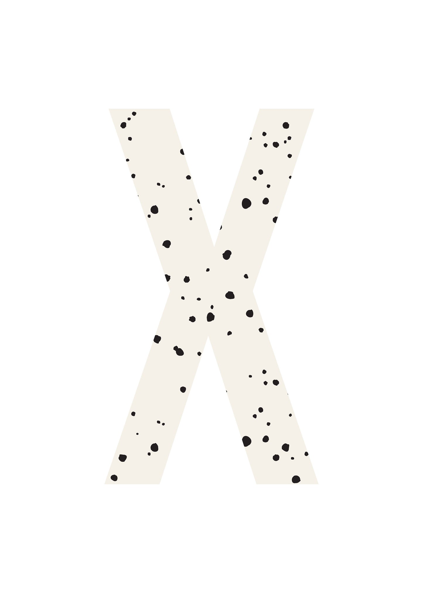 Bokstavstavla små prickar - O-Ö